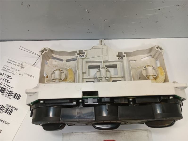 Dash Temperature Control from 2016 Mazda 3 10382841