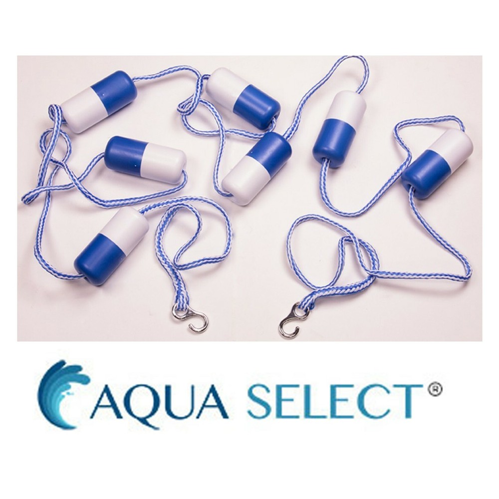 Aqua Select Swimming Pool Safety Divider Rope & Float Kit For (Various Lengths)
