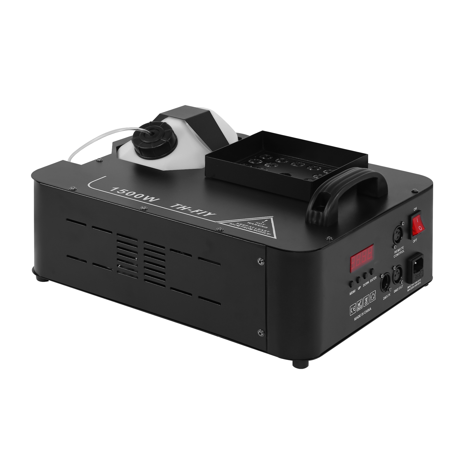 2pcs Vertical RGB 3 in1 24 LED DMX Fog Machine Stage Smoke Lighting W/ Remote