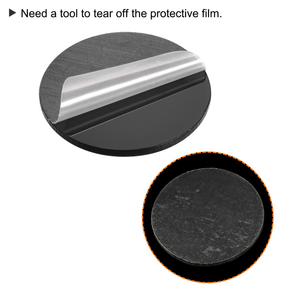 20pcs 30MM Round Miniature Model Bases, 2MM Thick Circular Base, Black