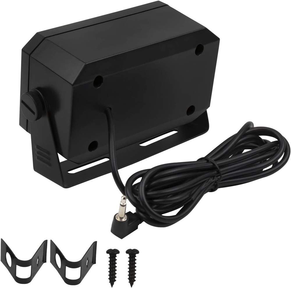 Compact 5W External Communications Speaker for CB & Scanners - Durable Metal