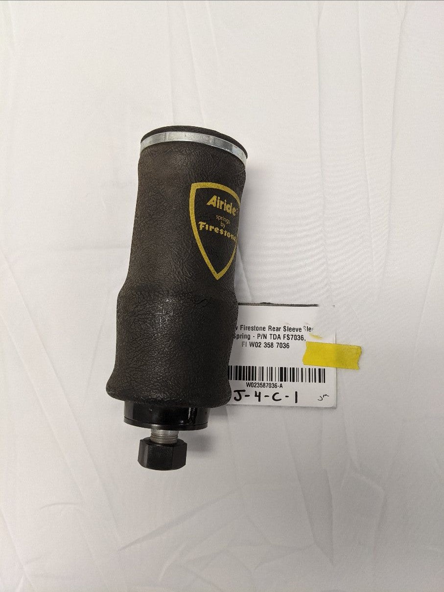 New Firestone Rear Sleeve Air Spring - P/N TDA FS7036, FI W02 358 7036
