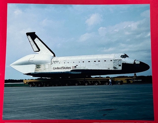 SPACE SHUTTLE COLUMBIA CANDID FULL COLOR PHOTO C