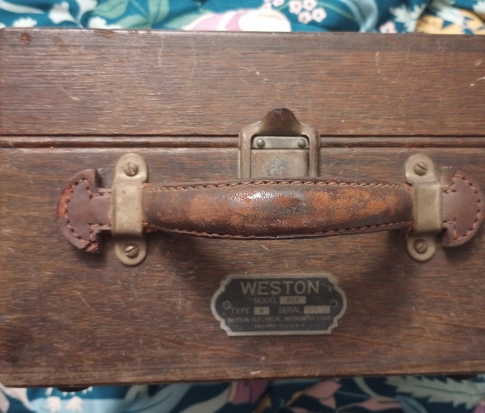 Weston Model 663 Type 6 Volt-ohmmeter with Case