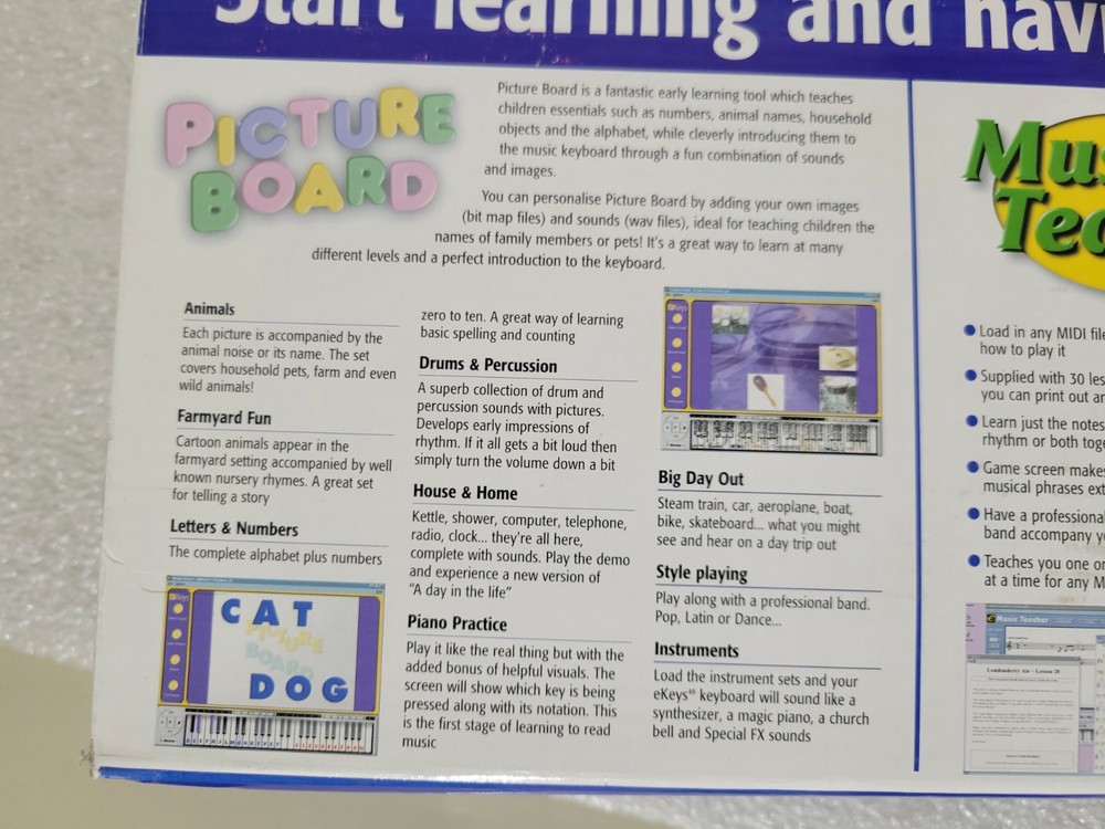 M-Audio Evolution eKeys 37 Musical Keyboard USB - White - use w/ PC or Mac - New