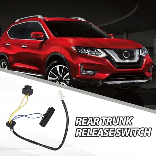 25380-JM00A Rear Trunk Switch Tailgate Lid Release Switch, Replacement for