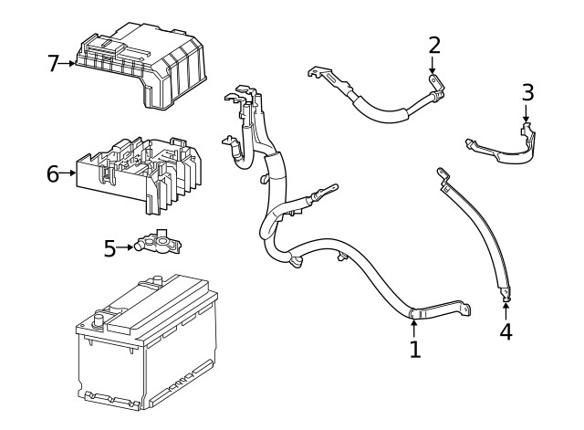 Genuine GM Battery Current Sensor 13545953