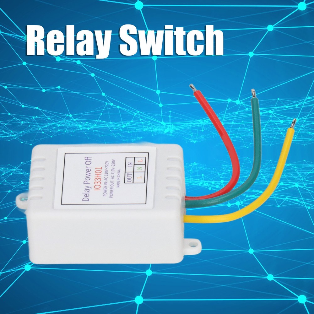 BEA Adjustable Timer Relay Switch 110V-220V 1 Channel Output