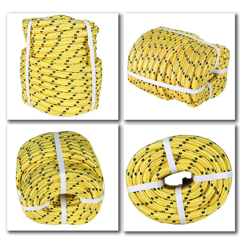 1/2"x 200' Double Braid Polyester Pulling Rigging Line 5500Lbs Tensile STRENGTH