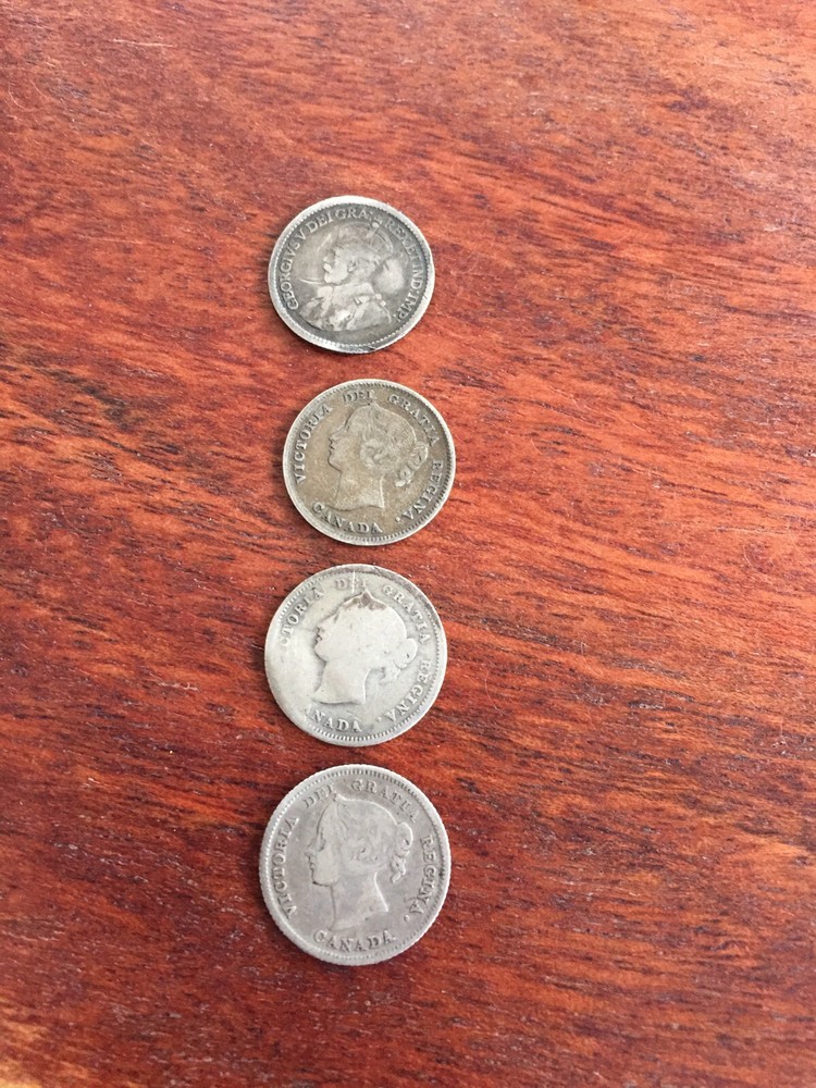5 Cent Coins Canada 1880-1912