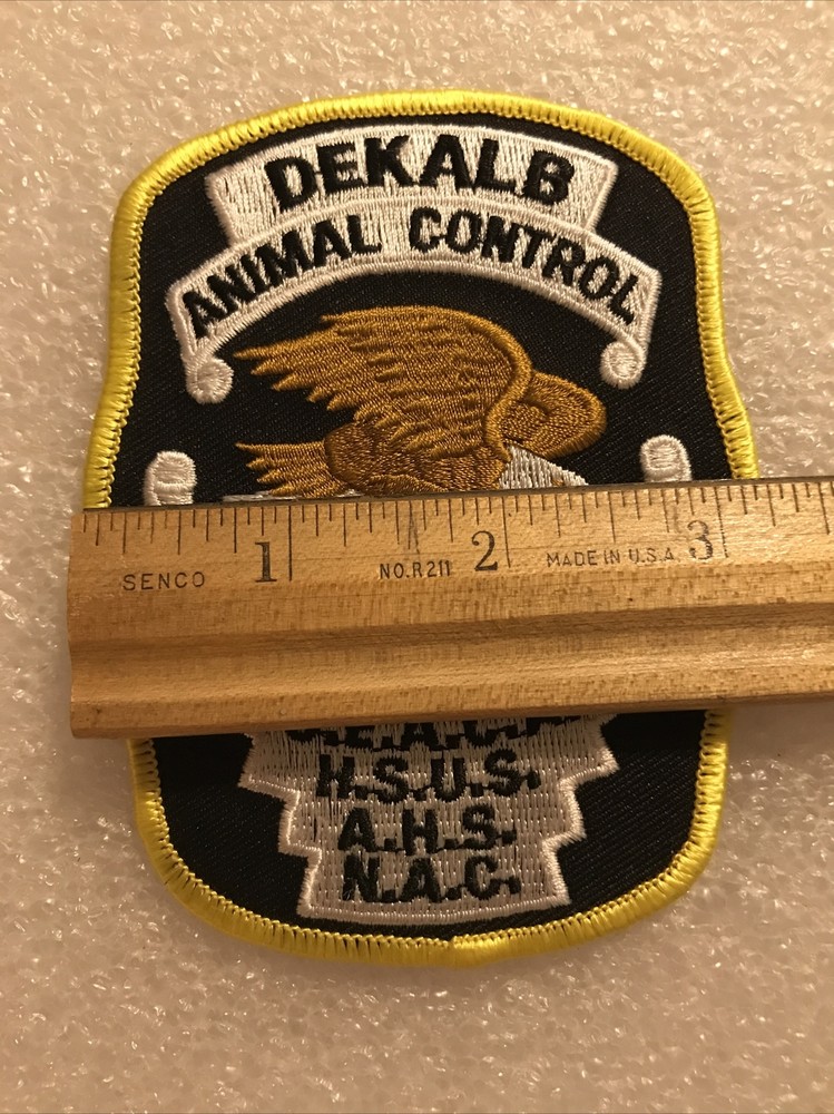 Dekalb Animal Control Embroidered Patch