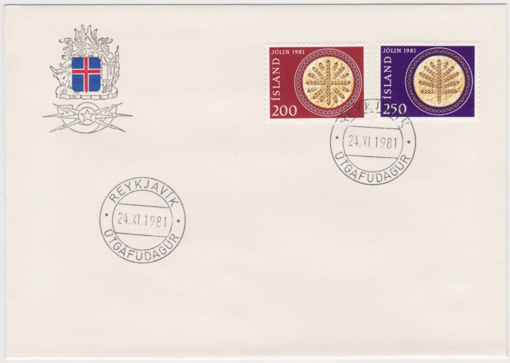 Iceland FDC 1981, Christmas bread