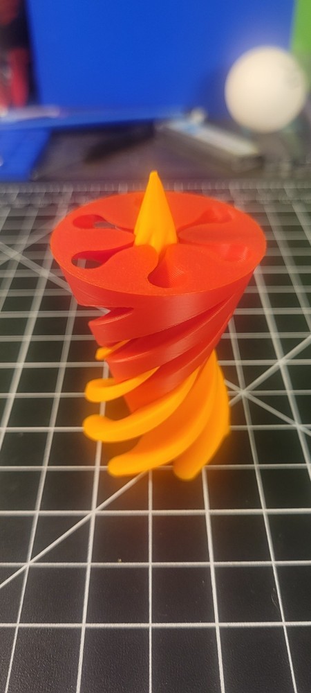 3d printed spiral cone