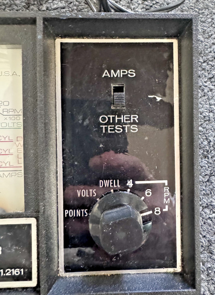 SEARS Engine Analyzer, MODEL 161,2161, 12 VOLT IGNITION SYSTEMS