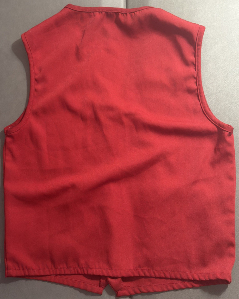Target Store Employee Work Red Vest Uniform Size S / Small