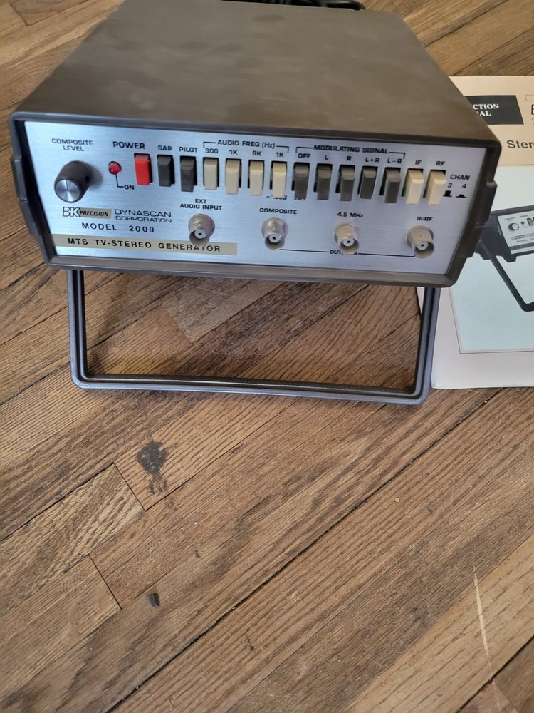 BK Precision DYNASCAN Model 2009 MTS TV-Stereo Generator, Powers On - Untested