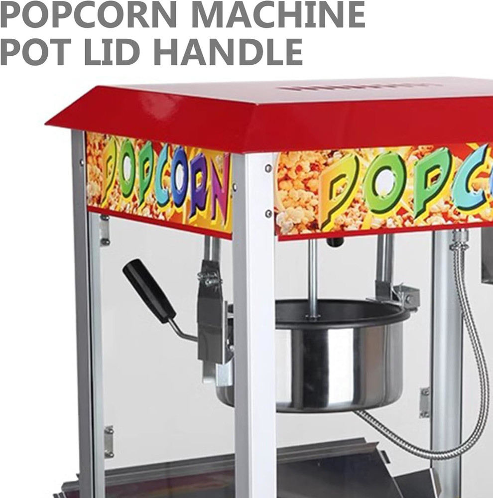 Popcorn Maker Popcorn Machine Lid Handle, Commercial Popcorn Maker Agitator Lid
