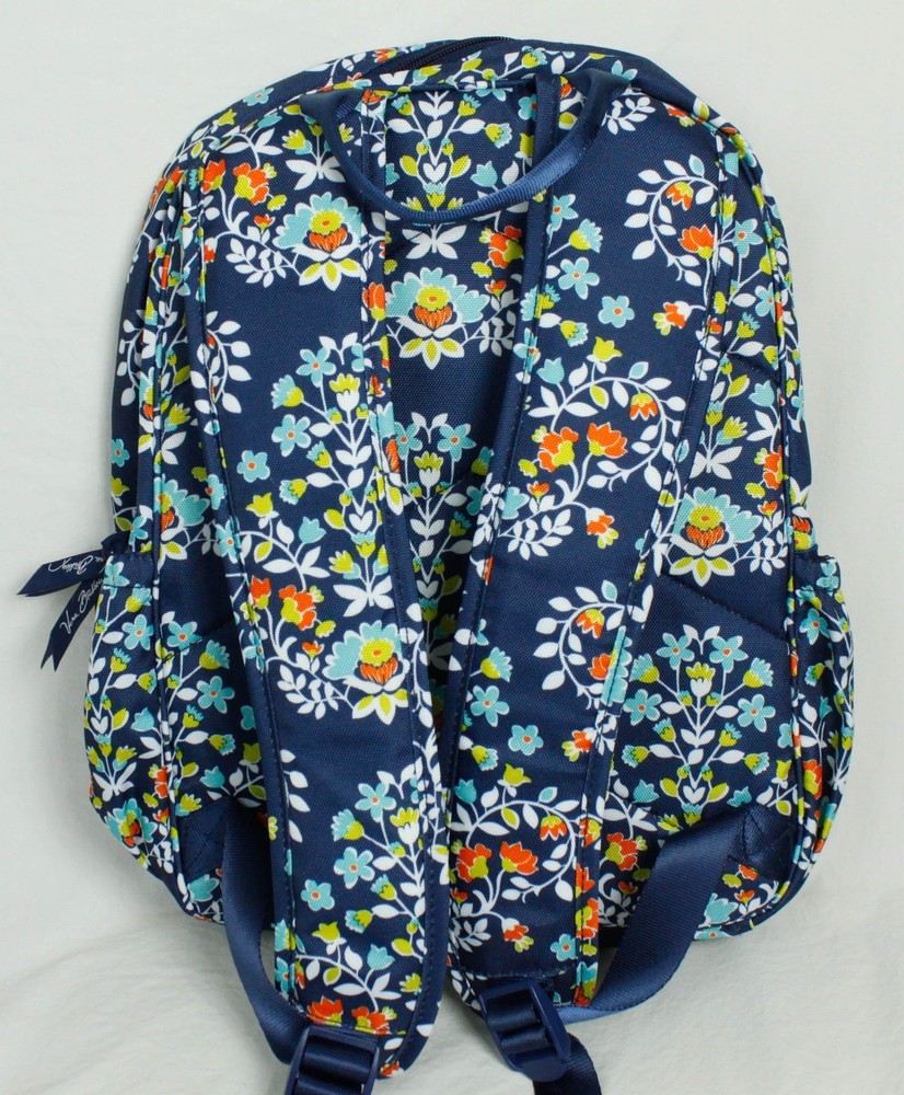 Vera Bradley Blue White Flower Pattern Small Kids Backpack