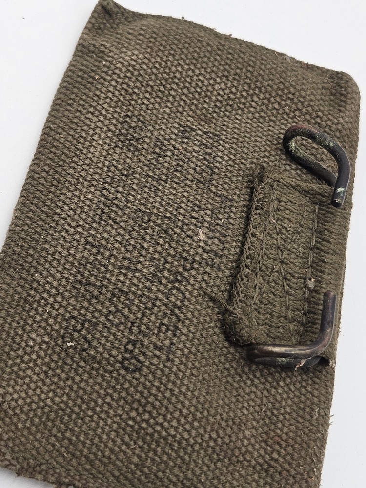 ORIGINAL WWII US ARMY M1942 FIRST AID CARRY BELT POUCH-Od