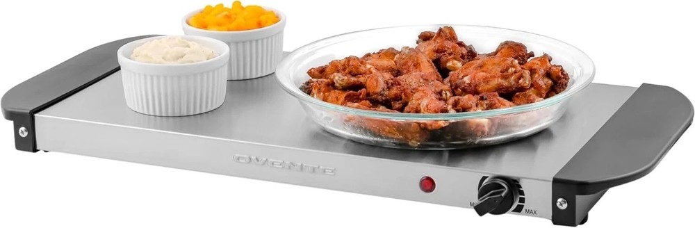 Elegant Electric Warming Tray – Adjustable Temperature Control & Compact Design