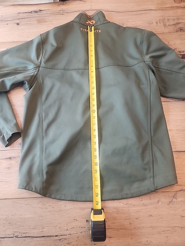 First Lite North Branch Jacket GREEN Size MEDIUM Outdoor Hunting Softshell