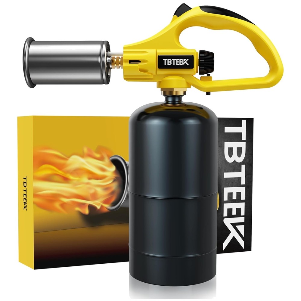 Propane Torch with Adjustable Flame & Safety Lock for Perfect Roasting
