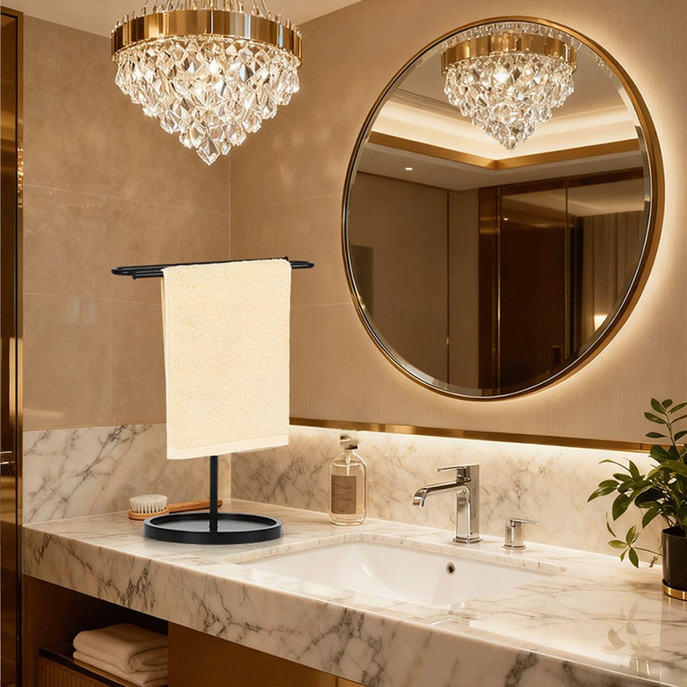 2-S Shape Hand Towel Stand For Bathroom