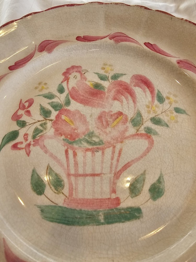 Vintage fruit themed plates and bowls