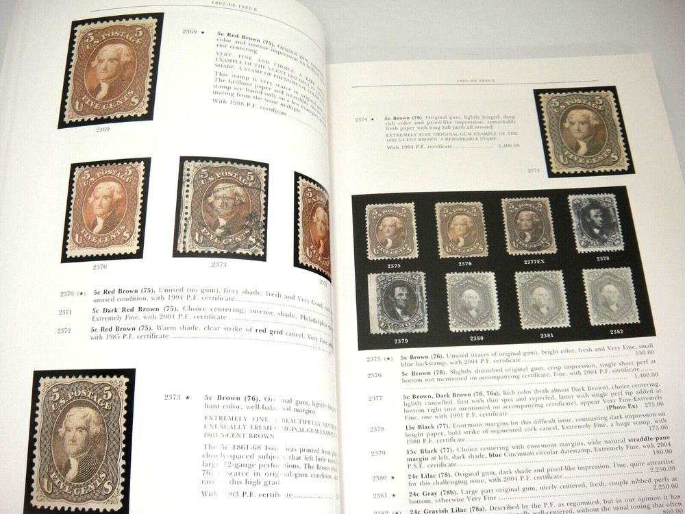 Siegel Auction Catalog w Prices Realized 2005 John Buck Estate Plate Blocks