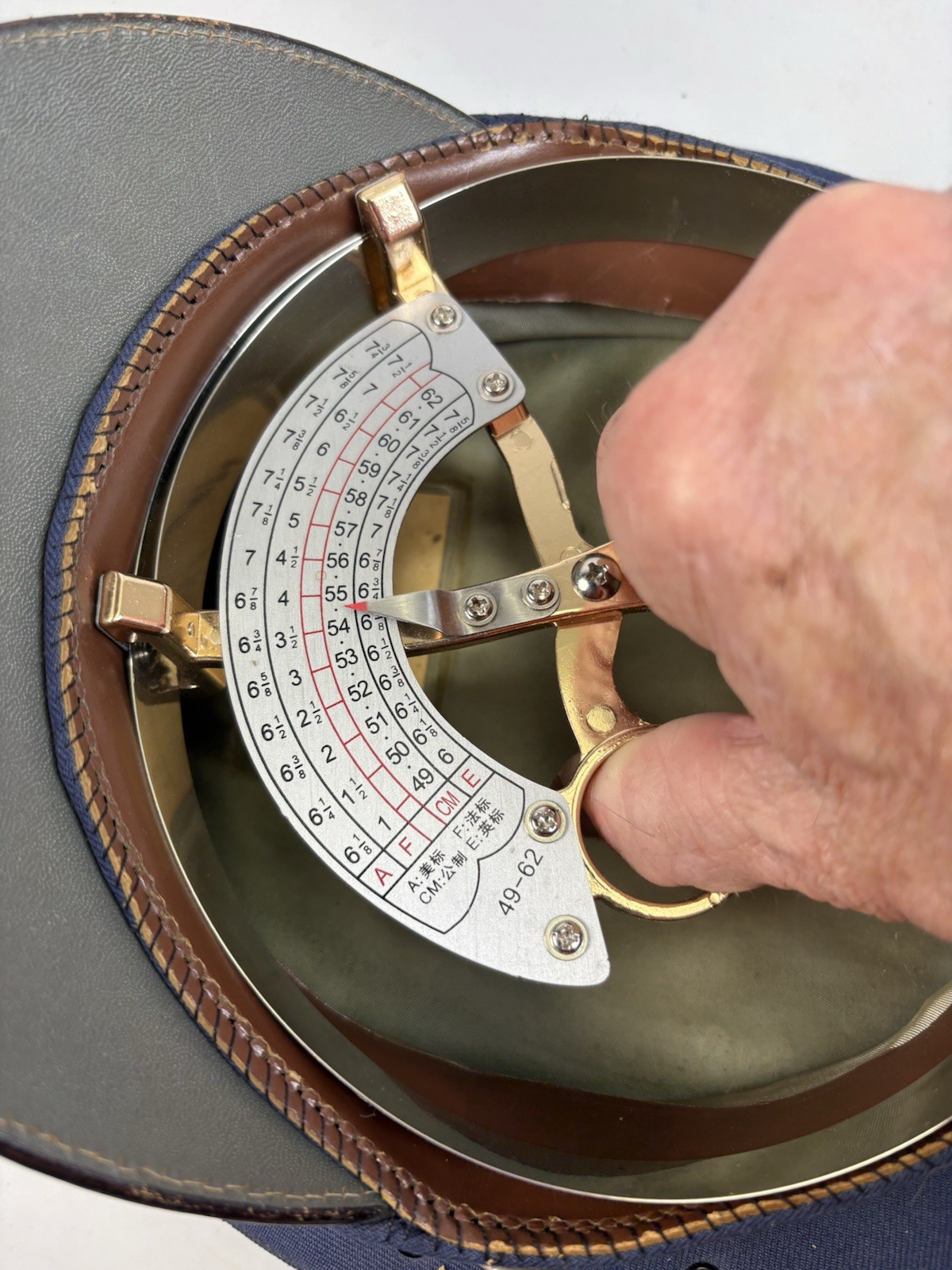 NAMED Vietnam Era USAF Service Cap Bancroft DSA 1970 Type I Hat Air Force Blue