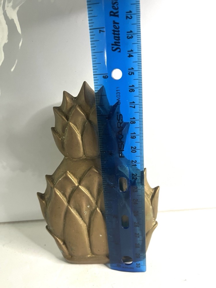 Vintage Solid Brass Pineapple Door Knocker Decor