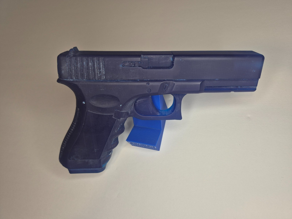 Full-Size Solid Training Pistol — Inert Drill Replica