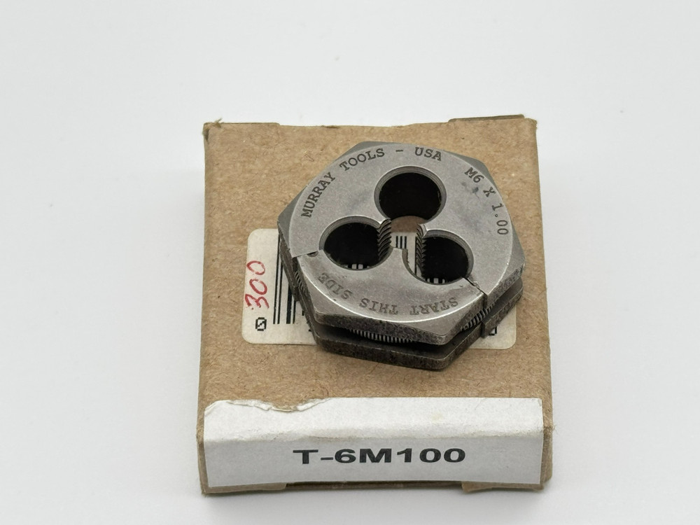 Murray Tools NEW Split Hex Die Thread Chaser M6 X 1.00 USA