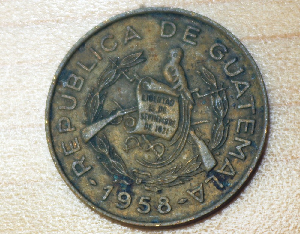 1958 Guatemala 1 Centavo