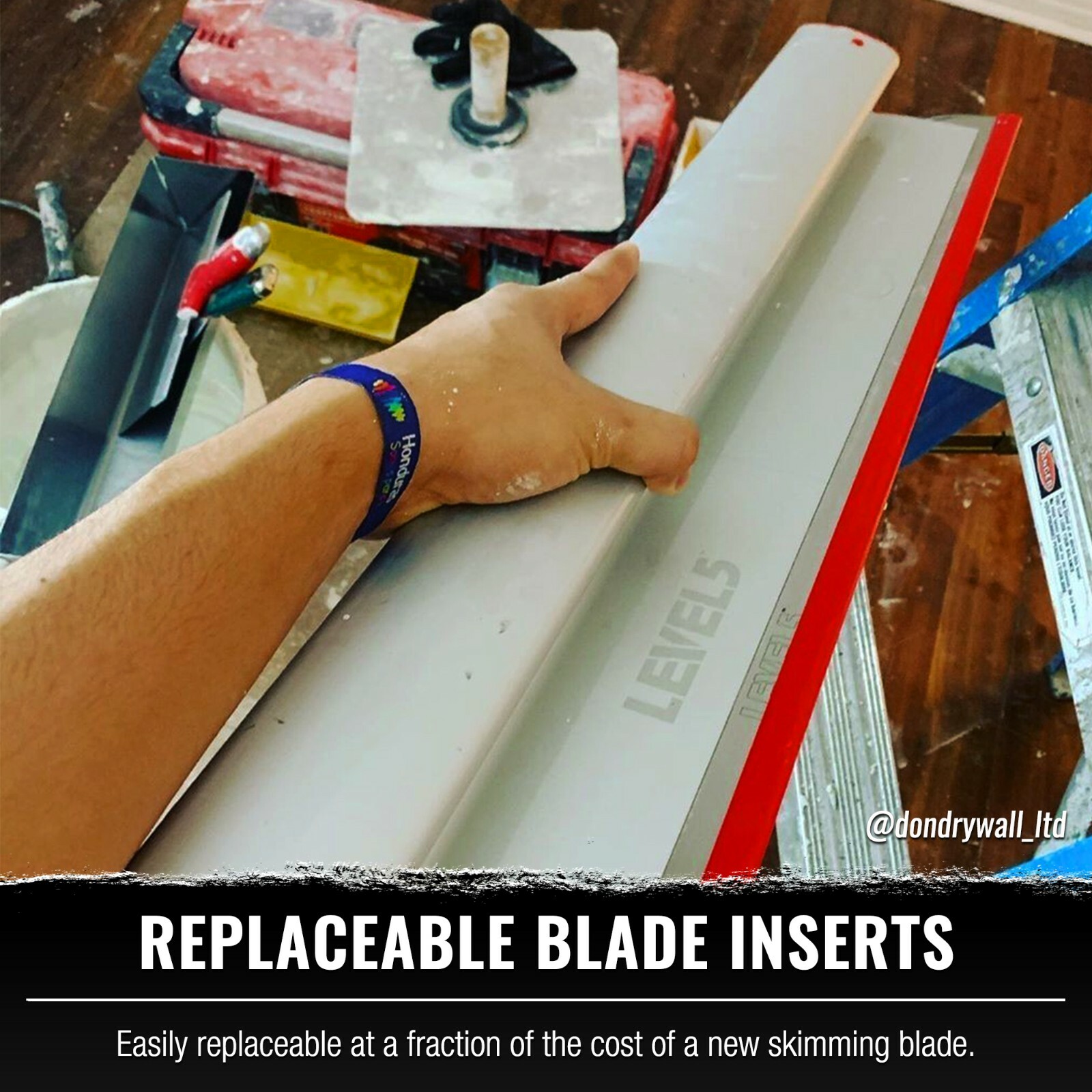 LEVEL5 Drywall Skimming Blades 10” 16” 24” 32” w/ Roller, Handle & Case | 5-550