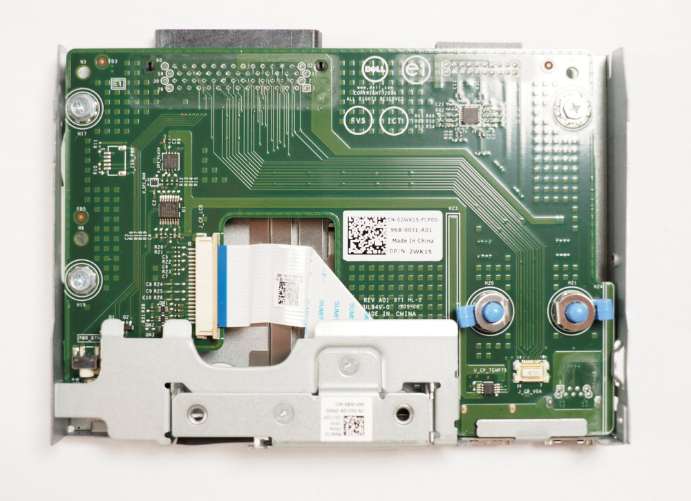Dell 2WK15 GV1GR Front LCD Control Panel Assembly