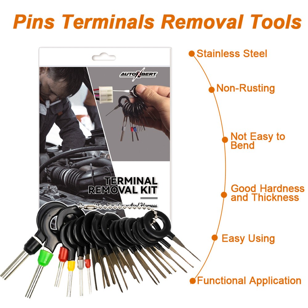 Car Terminal Removal Tool Electrical Wire Plug Connector Pin Extractor Kit A X52