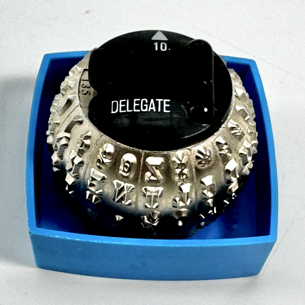 IBM Selectric Typewriter Element Ball Print Head 10 DELEGATE In Original Case