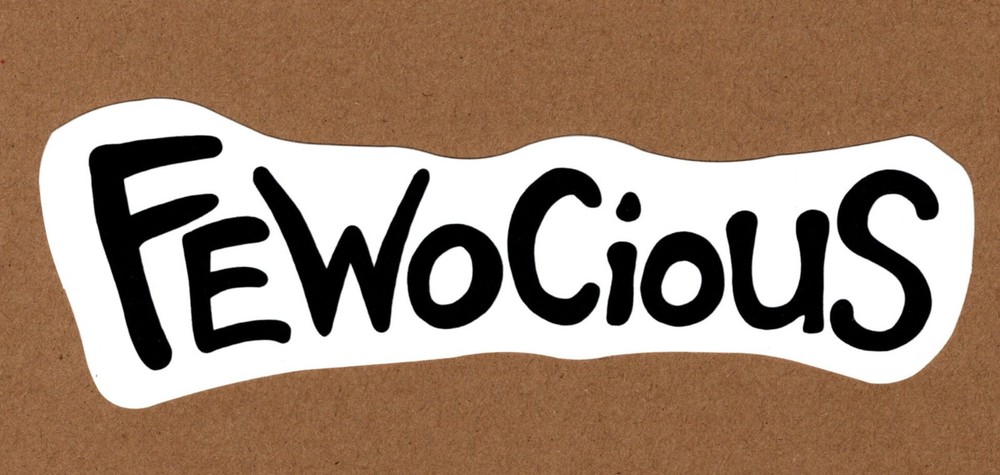 3x Fewocious Logo Sticker