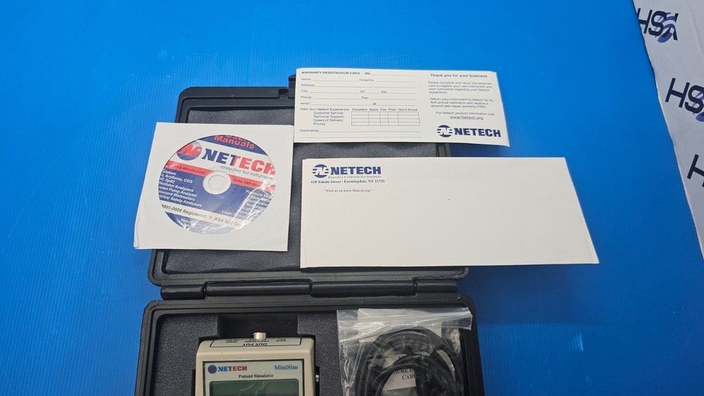 Netech Corp. MiniSim Patient ECG Arrhythmia Advanced Parameter Simulator