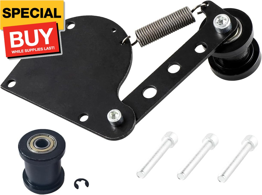 Spring Loaded Chain Tensioner With Spare Spring Chain Tensioner Guide Wheel For