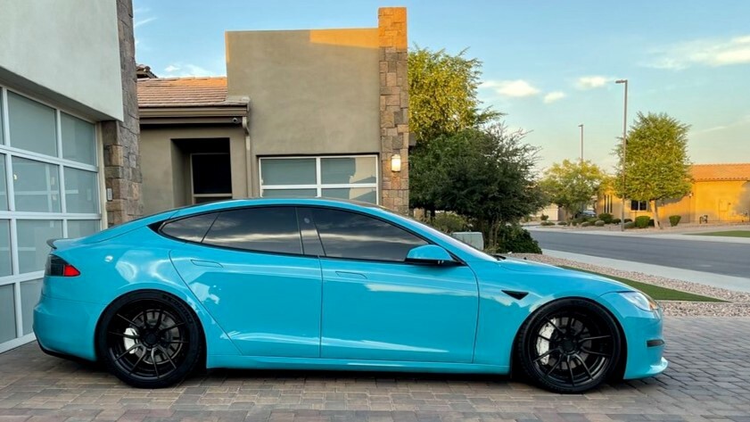 TESLA LOWERING LINKS KIT - MODEL S (PREMIUM FULLY ADJUSTABLE LINKS) MODULE