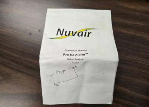 Nuvair Pro He Helium Analyzer