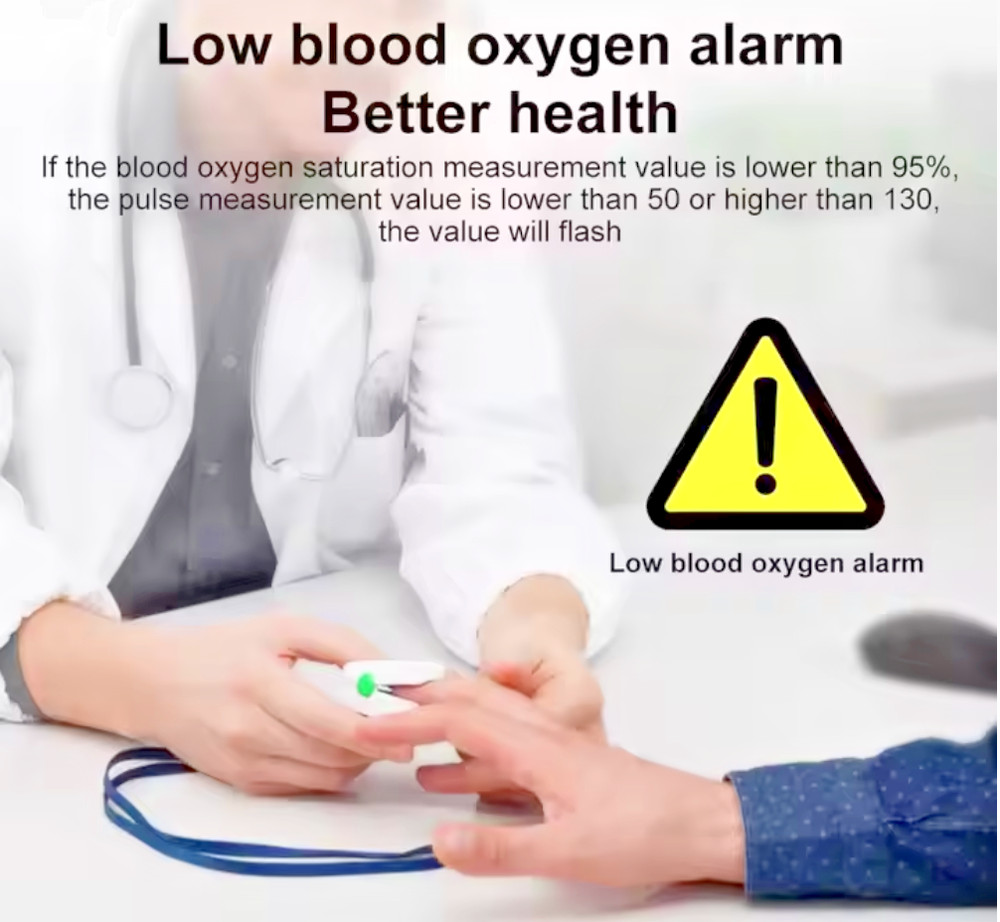 Finger tip pulse oximeter Blood Oxygen Meter
