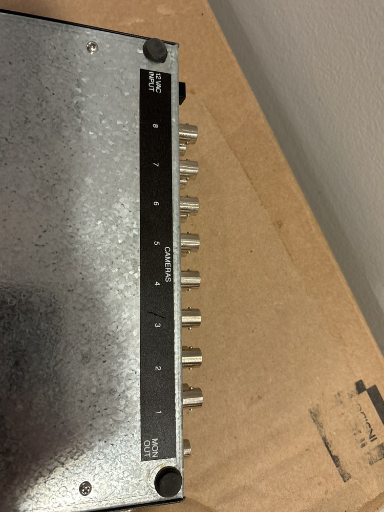 Pelco VS5108 8-input Sequential Video Switcher - Untested.