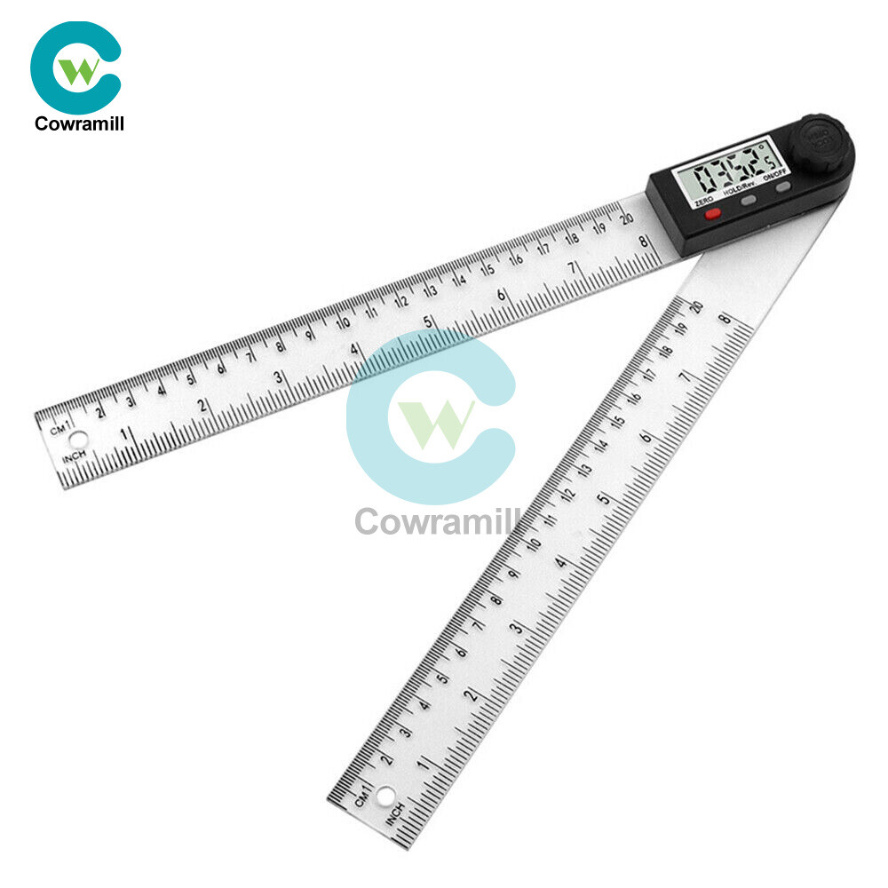 Digital Protractor Angle Ruler Finder Meter 0-360° Goniometer Measuring Tool