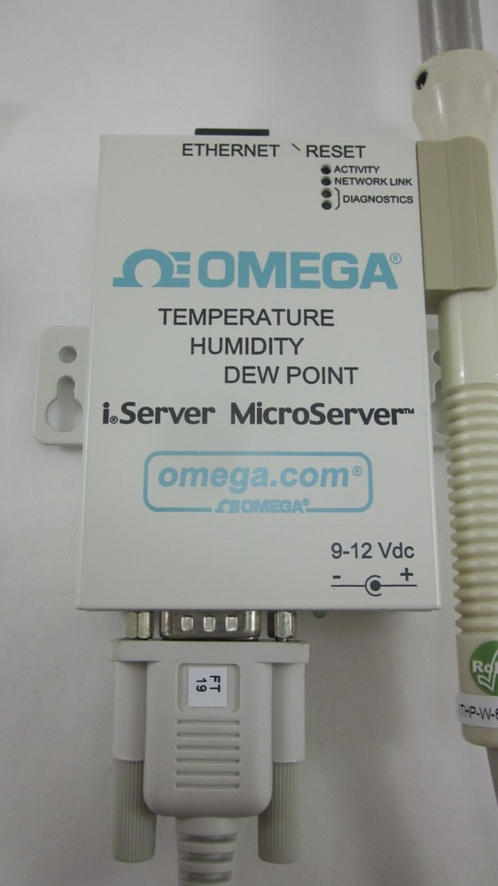 Omega iTHX-W i Server MicroServer Temperature Dew Point Humidity NIB Never Used