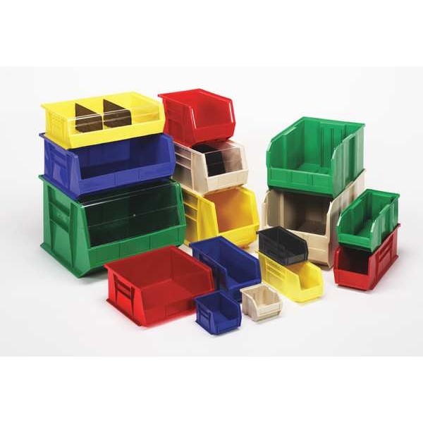 Quantum Storage Systems Qus220iv Hang & Stack Storage Bin, Polypropylene,