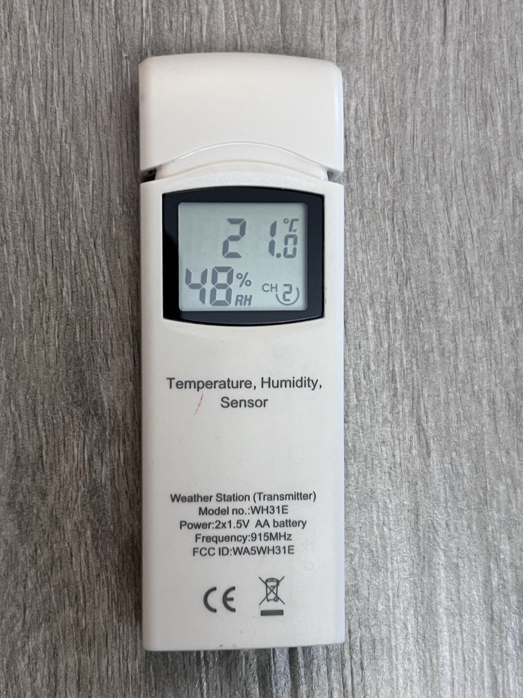 Ambient Weather WH31E Wireless Temperature and Humidity Sensor