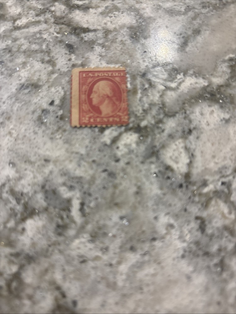 Off Centered George Washington 2 Cent U. S. Stamp Postage Stamp Rare